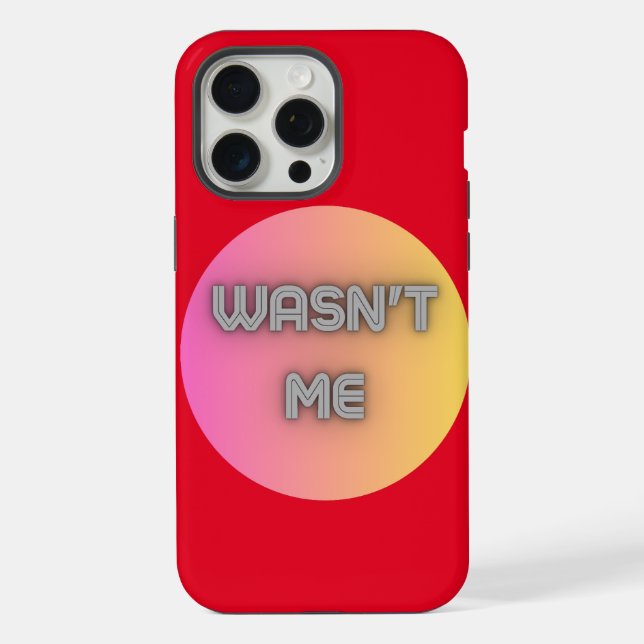 Funda Para iPhone no fui yo (Reverso )