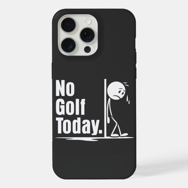 Funda Para iPhone No Golf Hoy (Reverso )