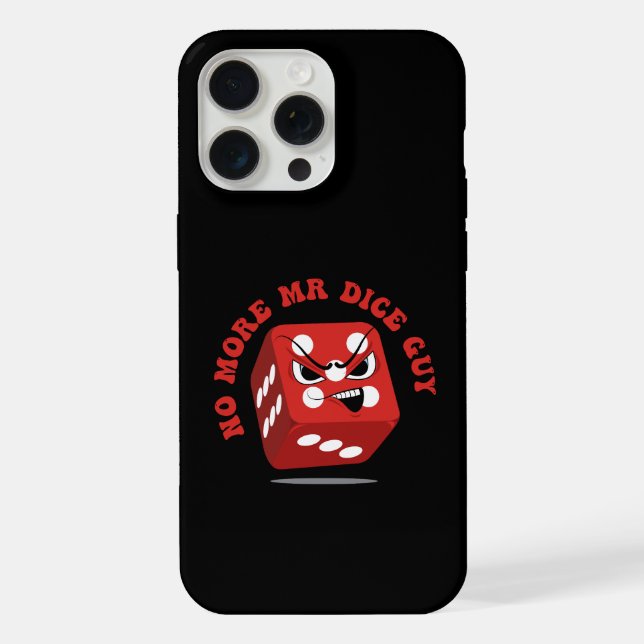 Funda Para iPhone No más Sr. Buen Chico Angry Personalizados Dice (Reverso )