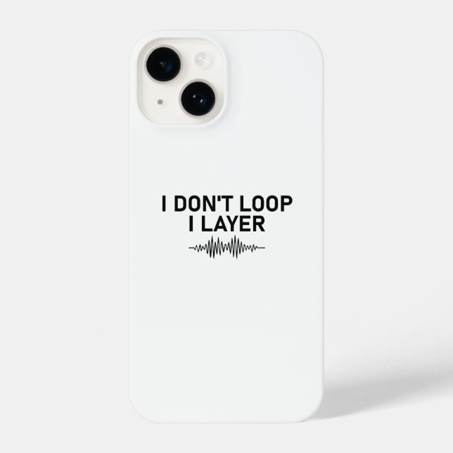 Funda Para iPhone No me gusta la música mínima de nivel I (Reverso )