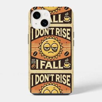 Funda Para iPhone 14 "No me levanto, caí" | Gracioso regalo | Diseño di