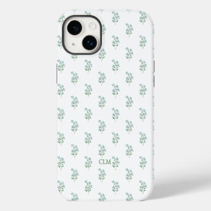 Funda Para iPhone 14 Plus No me olvides Floral Dulce Preppy