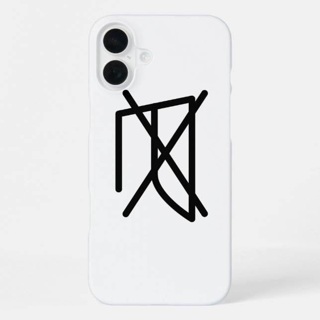 FUNDA PARA iPhone ¡NO PLANCHAR! (Reverso )