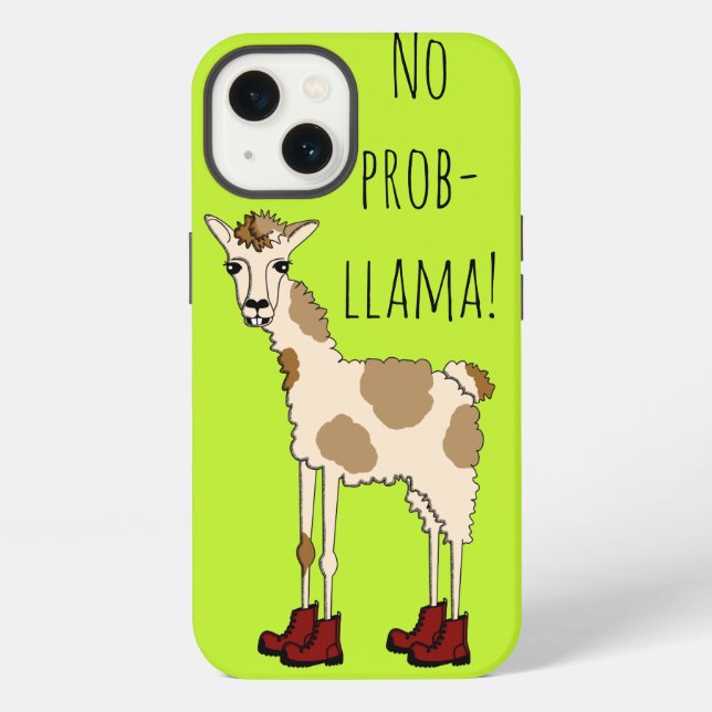 Funda Para iPhone No prob- Llama (Reverso )