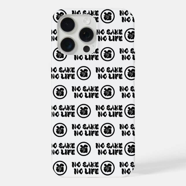 FUNDA PARA iPhone NO SAKE NO VIDA (Reverso )