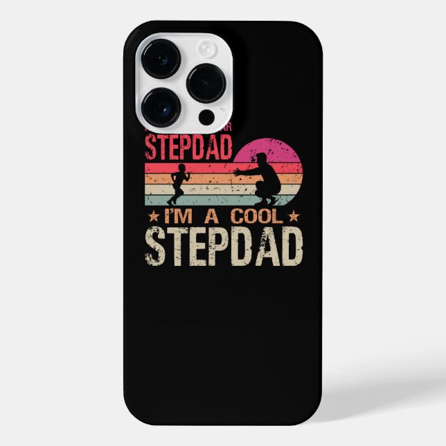 Funda Para iPhone No soy un Stepdad Regular Soy un Stepdad de Guay V (Reverso)