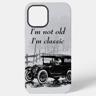 Funda Para iPhone 12 Pro Max No soy viejo, soy clásico. Los autos vintage de mo