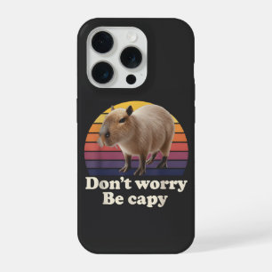 No te preocupes, sé capy Diseño de capybara lindo 