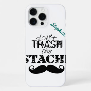 Funda Para iPhone 16 Pro Max No tires la Bigotera Hipster Retro