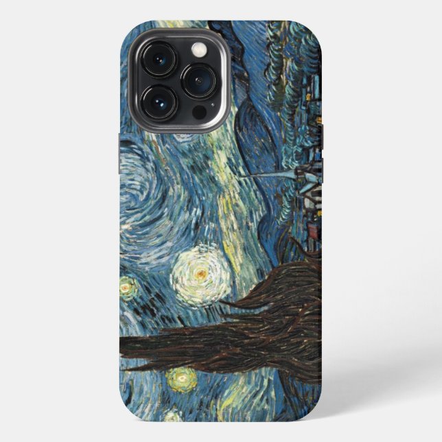 Funda Para iPhone Noche estrellada (Reverso )