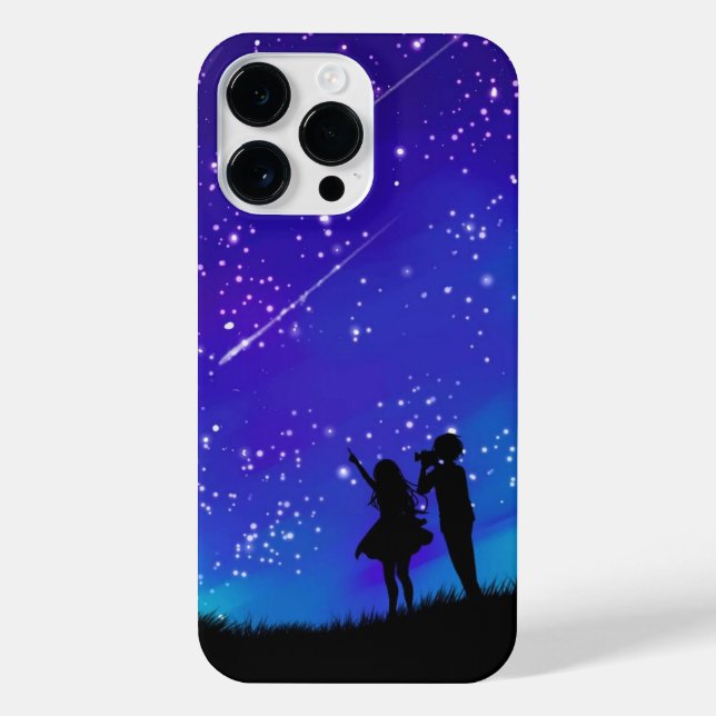 Funda Para iPhone Noche estrellada (Reverso)