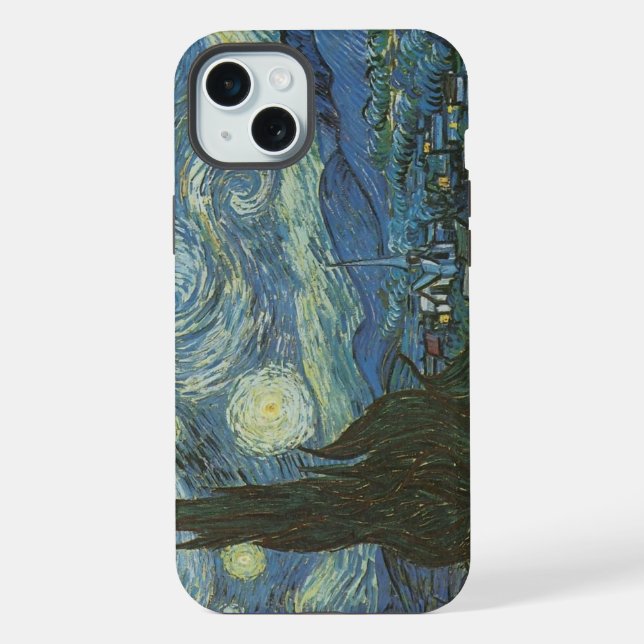 Funda Para iPhone Noche estrellada (Reverso )