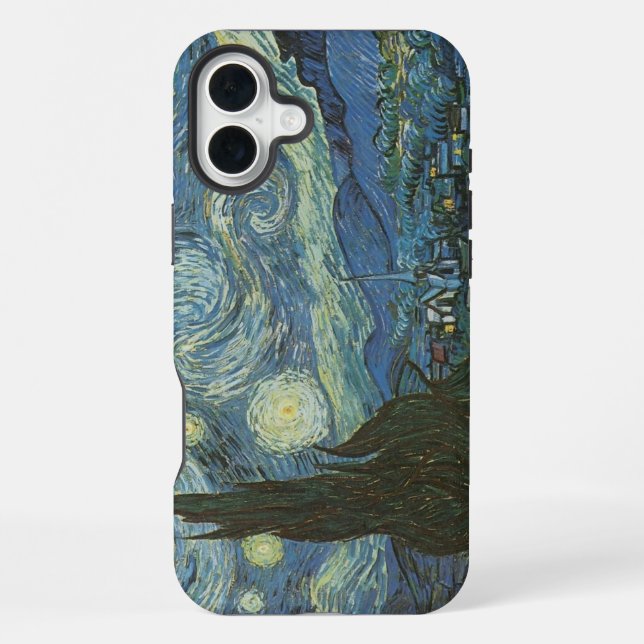 Funda Para iPhone Noche estrellada (Reverso )