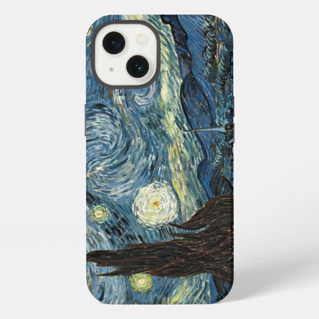 Funda Para iPhone Noche estrellada (Reverso )