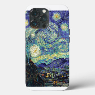 Funda Para iPhone 13 Pro Noche estrellada de van Gogh