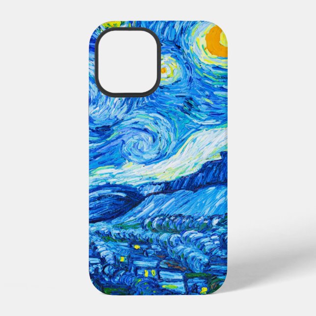 Funda Para iPhone Noche estrellada de Van Gogh (Reverso )
