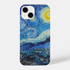 Funda Para iPhone 14 Noche estrellada de Van Gogh - Personalizable