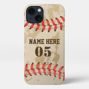 Nombre de béisbol vintage personalizado número ret