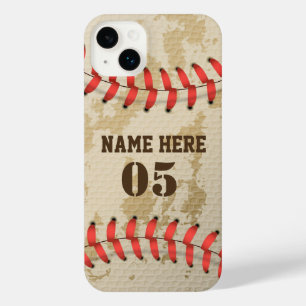 Funda Para iPhone 14 Plus Nombre de béisbol vintage personalizado número ret