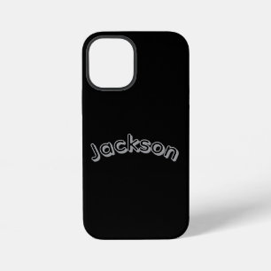Funda Para iPhone 12 Mini Nombre de chicos Jackson,