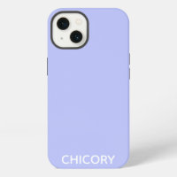 nombre de color azul de flor de achicoria Case-Mat