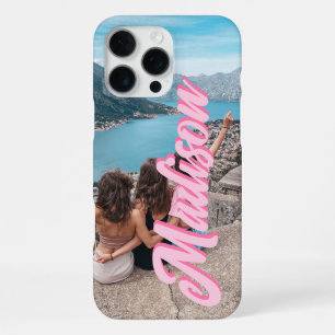 Funda Para iPhone 16 Pro Max Nombre de monograma de letra moderna Foto