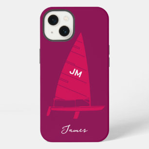 Nombre de monograma personalizado Carreras de vele