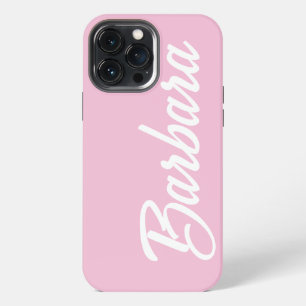 Funda Para iPhone 13 Pro Max Nombre de niña rosa lindo