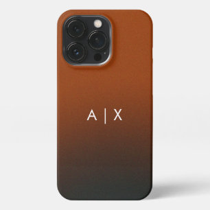 Funda Para iPhone 13 Pro Nombre de pareja monograma simple