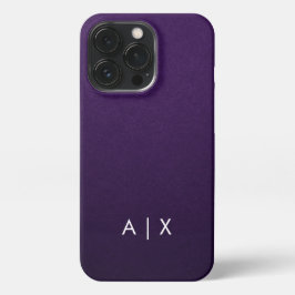 Funda Para iPhone 13 Pro Nombre de pareja monograma simple