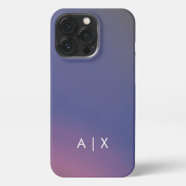 Funda Para iPhone 13 Pro Nombre de pareja simple monograma