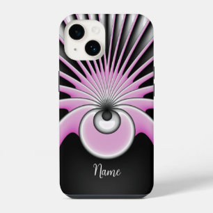 Funda Para iPhone 14 Nombre de patrón de arte fractal abstracto moderno