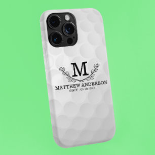 Funda Para iPhone 11Pro Max Nombre del patrón de bola de golf personalizado Mo