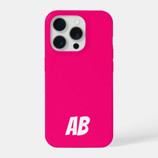 Funda Para iPhone Nombre moderno y personalizado de estilo minimal r (Reverso )