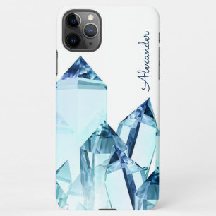 Funda Para iPhone 11Pro Max Nombre para añadir bruja de cristal personalizado