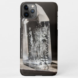 Funda Para iPhone 11Pro Max Nombre para añadir bruja de cristal personalizado