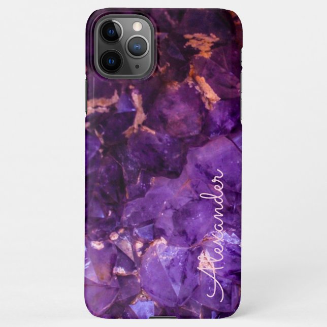 Funda Para iPhone Nombre para añadir bruja de cristal personalizado (Reverso)