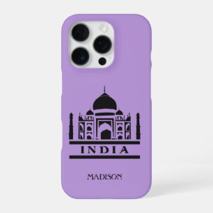 Funda Para iPhone 16 Pro nombre personalizado de INDIA