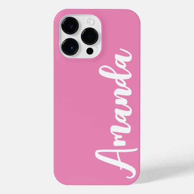 Funda Para iPhone Nombre personalizado de lujo personalizado persona (Reverso)