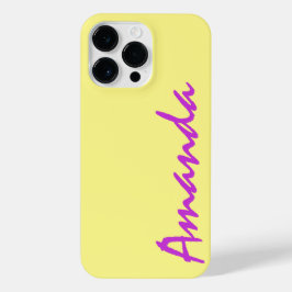 Funda Para iPhone 14 Pro Max Nombre personalizado de lujo personalizado persona