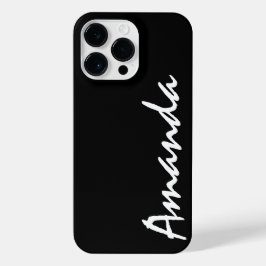 Funda Para iPhone 14 Pro Max Nombre personalizado de lujo personalizado persona