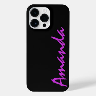 Funda Para iPhone 14 Pro Max Nombre personalizado de lujo personalizado persona