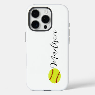 Funda Para iPhone 16 Pro Nombre personalizado del baloncesto de software