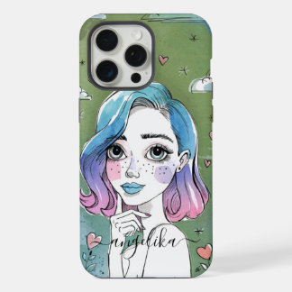 Nombre personalizado del Chica pintado