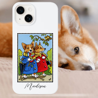 Funda Para iPhone 14 Nombre personalizado del Ilustracion caprichoso de