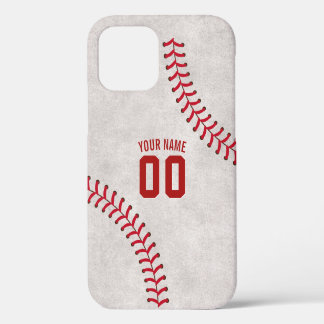 Funda Para iPhone 12 Nombre personalizado del tema deportivo de lace de