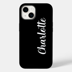 Funda Para iPhone 14 Nombre personalizado elegante moderno minimalista