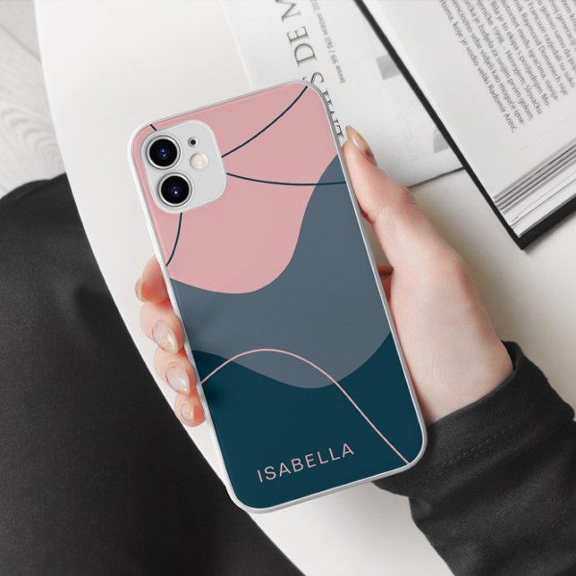 Funda Para iPhone Nombre personalizado moderno (Subido por el creador)