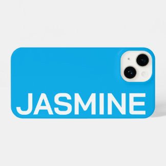 Funda Para iPhone 14 Nombre personalizado Monograma mínimo simple moder