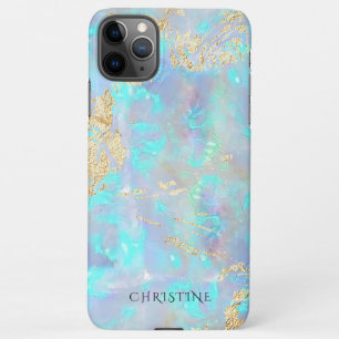 Funda Para iPhone 11Pro Max nombre personalizado opal stone